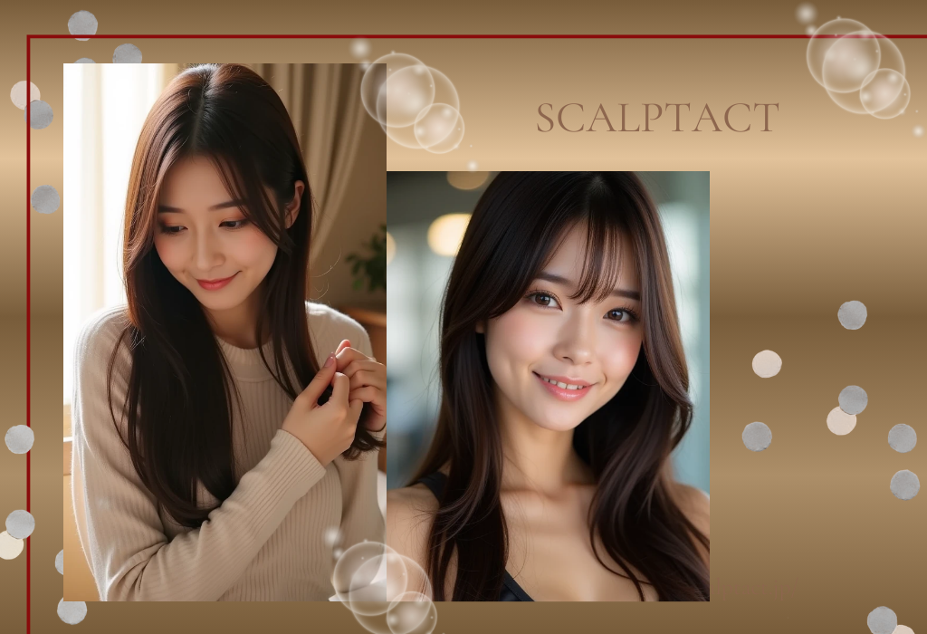 美髪を手に入れた女性